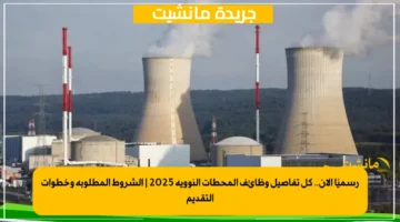 رسميًا الآن.. كل تفاصيل وظائف المحطات النووية 2025 الشروط المطلوبة وخطوات التقديم 1